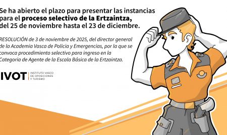 SE ABRE PROCESO SELECTIVO DE LA ERTZAINTZA